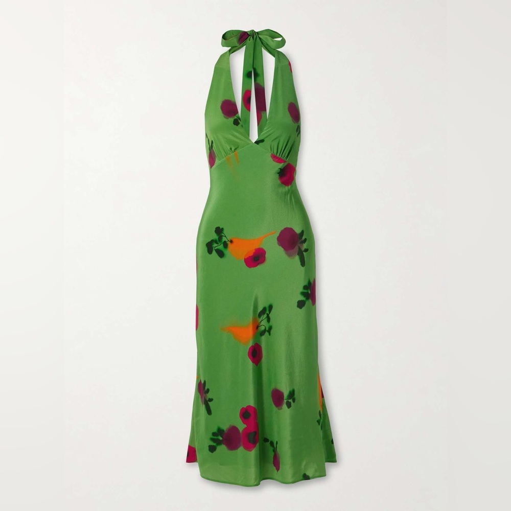 STAUD silk dress